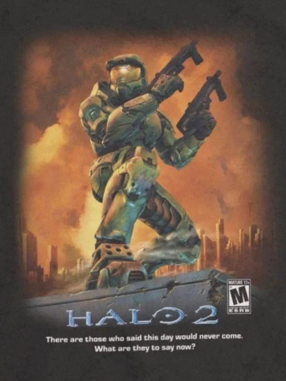 Halo 2 Master Chief T-Shirt – Retro Bootleg Video Game Graphic Tee 209 - Picture 2 of 5